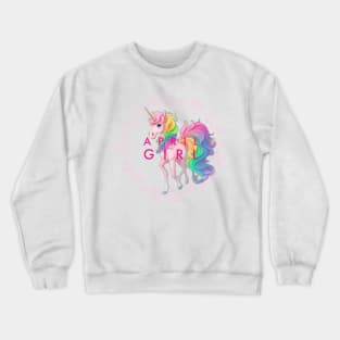 Born in april unicorn Crewneck Sweatshirt